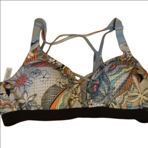 Victoria Sport size 36B printed bra.Pretty floral print.
